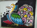 Mural Burung Cendrawasih