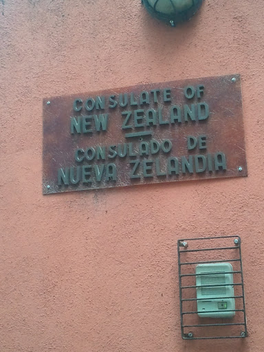 Placa Consulado De Nueva Zelandia