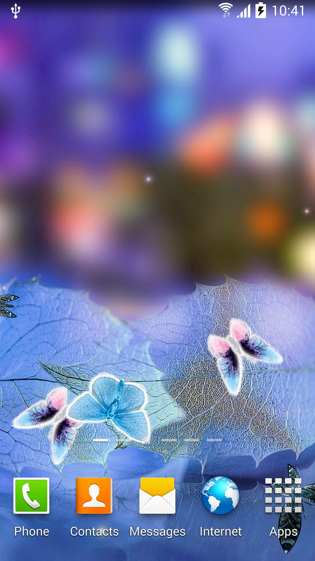 Android application Abstract Butterflies Wallpaper screenshort
