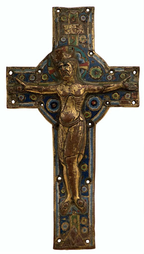 Plate from an evangeliaria cover with a crucifix