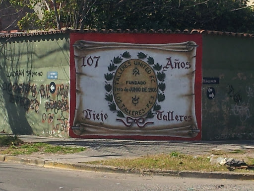 Mural Homenaje 107 Años Club Atlético Talleres