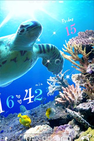 Sea Turtle ライブ壁紙 Screen 3