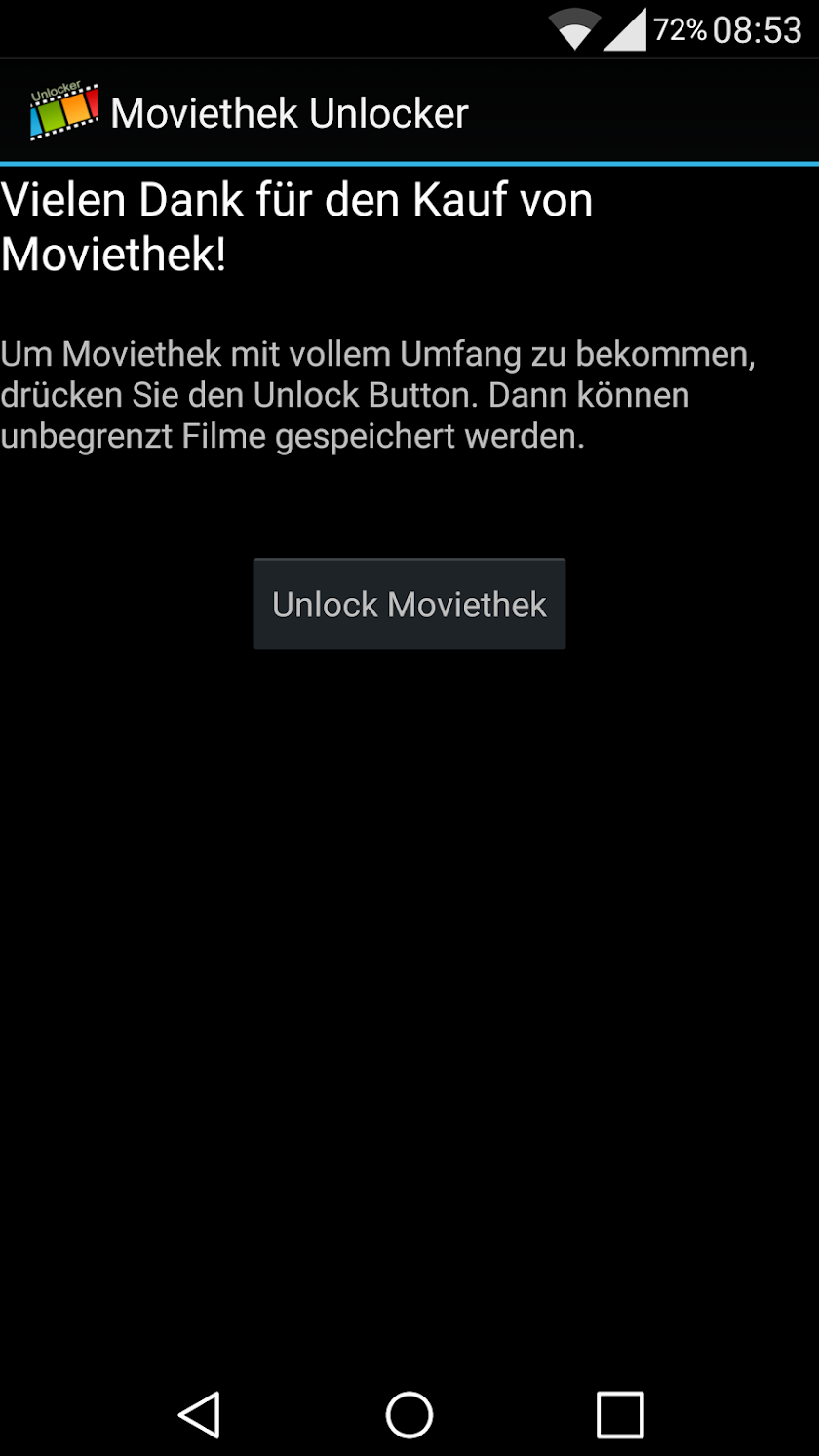 Moviethek Unlocker Screen 1