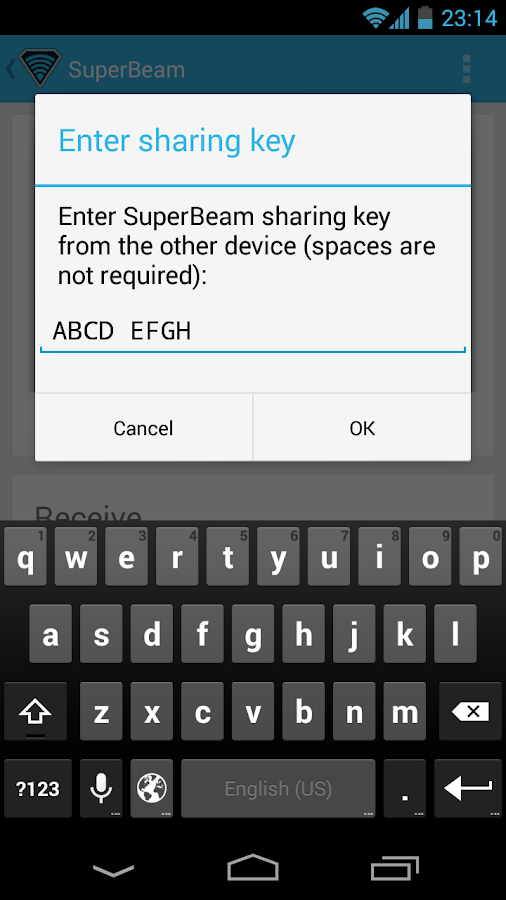 SuperBeam PRO Unlocker - screenshot
