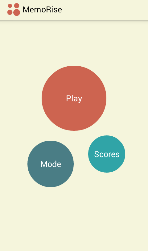 Android application MemoRise screenshort
