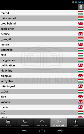 【免費教育App】Hungarian-English Dictionary L-APP點子