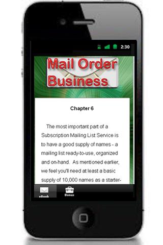 Mail Order Business Guide