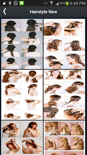 Hairstyle Steps