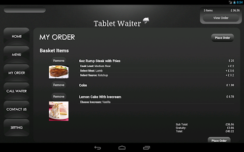Tablet Waiter Screenshots 3