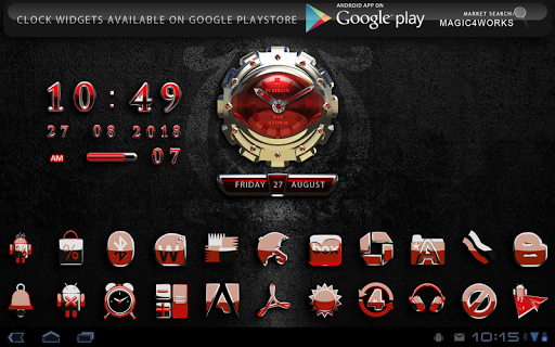 【免費娛樂App】Next Launcher Theme Red Storm-APP點子