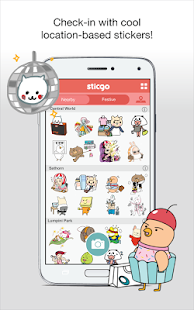 โหลด sticker line แบบเสียเงินฟรี Android 2015 - YouTube