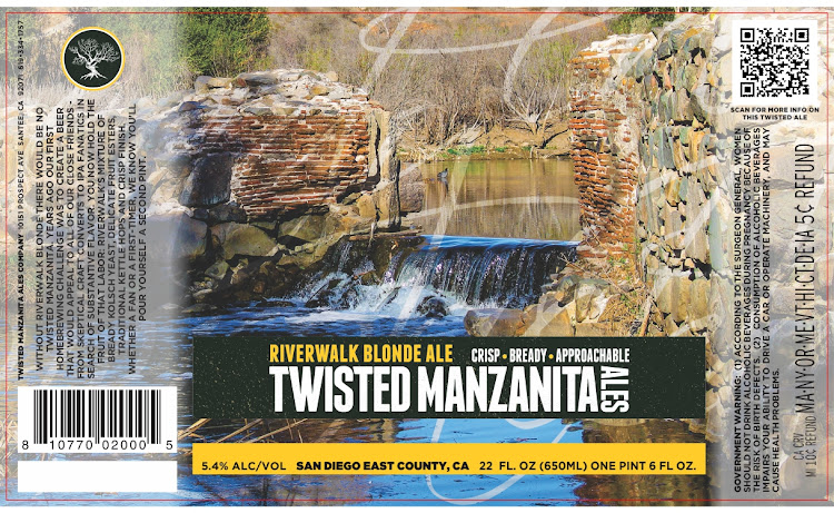 Logo of Twisted Manzanita Riverwalk Blonde Ale