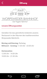 Restaurant Worpsweder Bahnhof poster 6