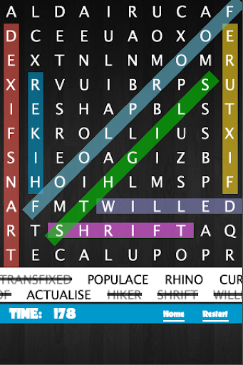 Word Search Dark