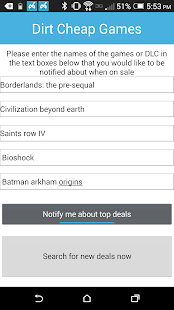 Lastest Dirt Cheap Games APK