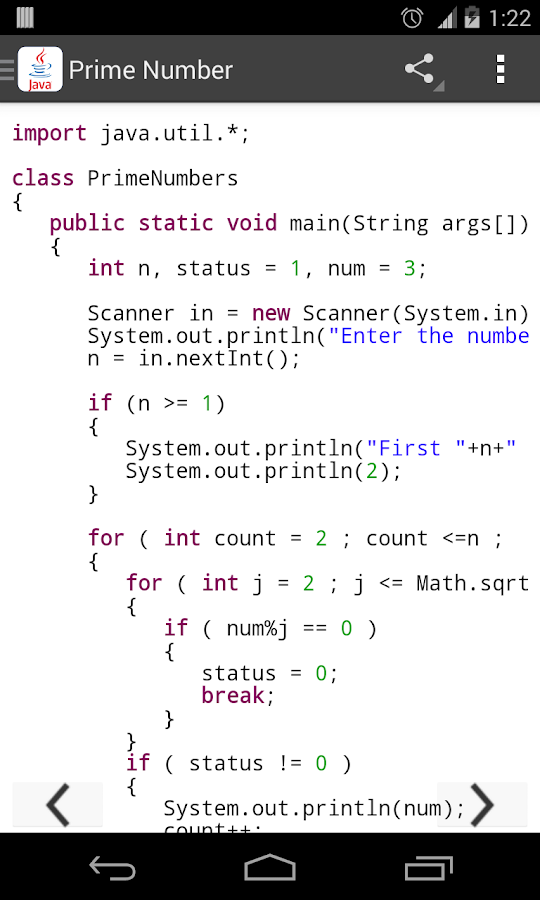 Java Programs With Output screenshot