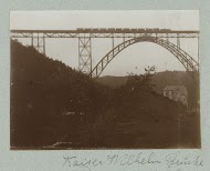 De Müngstener brücke over de Wupper vallei