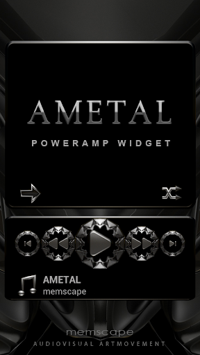 Poweramp Widget AMETAL