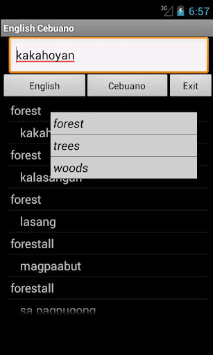 Cebuano English Dictionary