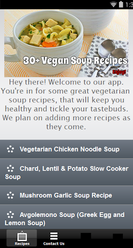 【免費書籍App】30+ Vegetarian Soups Recipes-APP點子