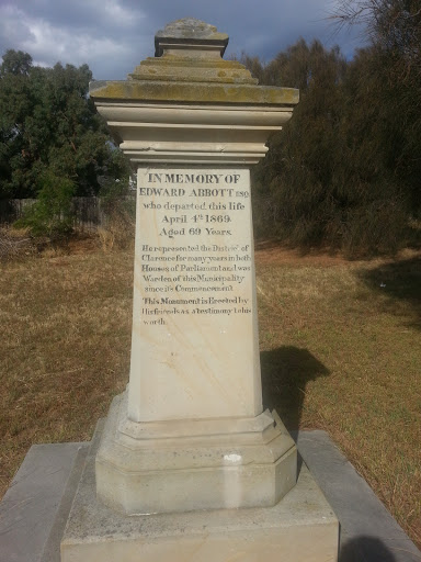 Edward Abbott Monument 1868