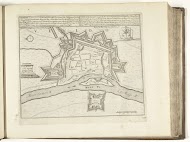 Plattegrond van Venlo, 1726