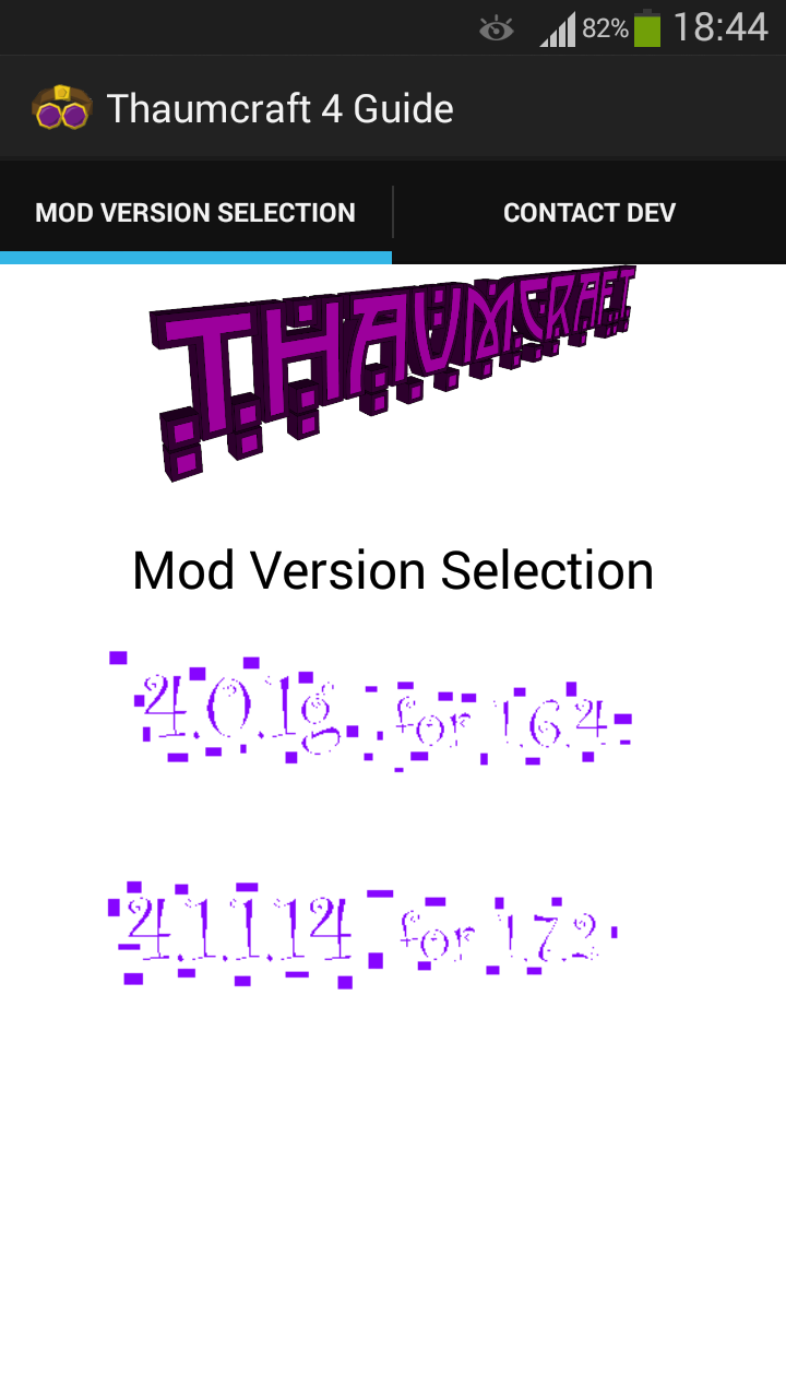 Thaumcraft 4 Guide(Ad Free) Screen 1