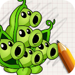 Cover Image of 下载 Art Drawings: Plant and Zombie 2.01 APK