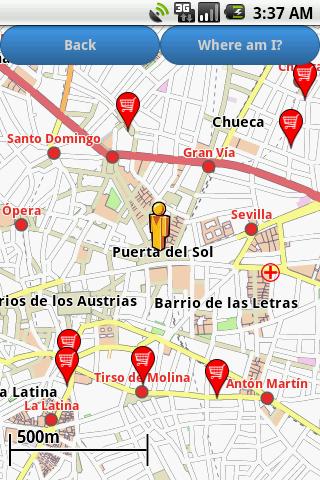 Madrid Amenities Map free