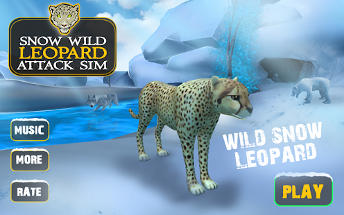 Snow Wild Leopard Attack Sim Screenshots 0