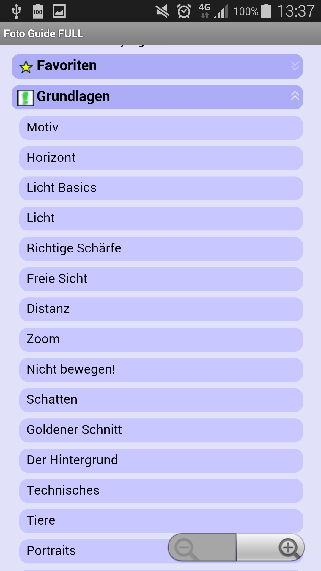 Android application Photo Guide FULL screenshort