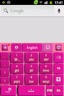 Pink Way Love GO Keyboard - screenshot thumbnail