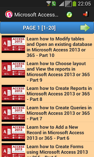 Tutorial for MS Access