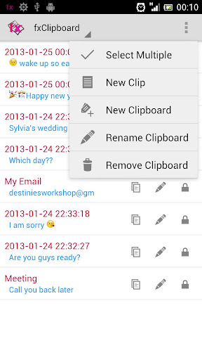 Clipboard Manager ~fxClipboard