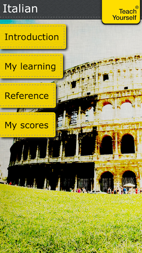 Android application Italian: Teach Yourself Pro screenshort