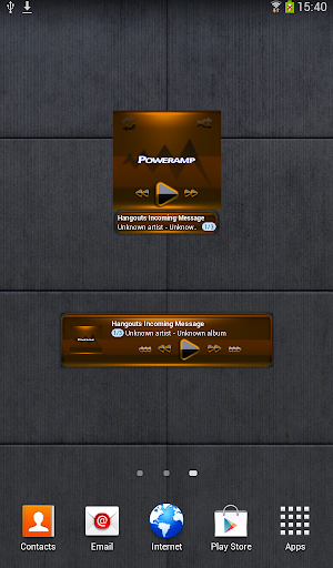 【免費音樂App】Poweramp widget - BLACK Orange-APP點子