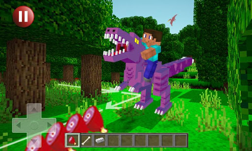 【免費動作App】Dino Rider - Minecraft Style-APP點子