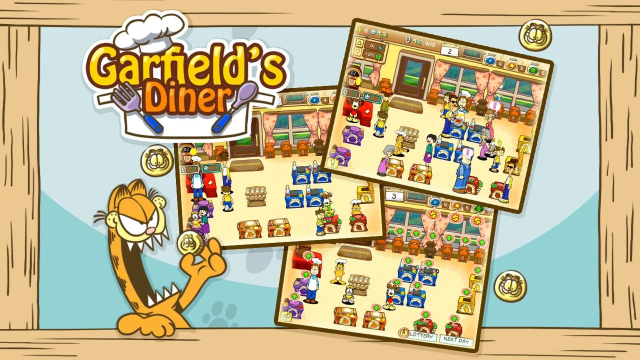   Garfield's Diner: captura de tela 