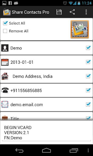 Share Contacts Pro