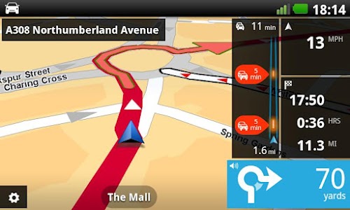 Screenshot TomTom U.K. & Ireland v1.4