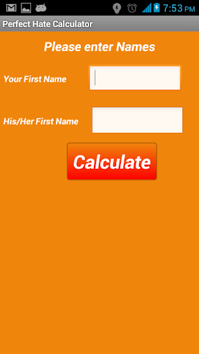 Perfect Hate Calculator