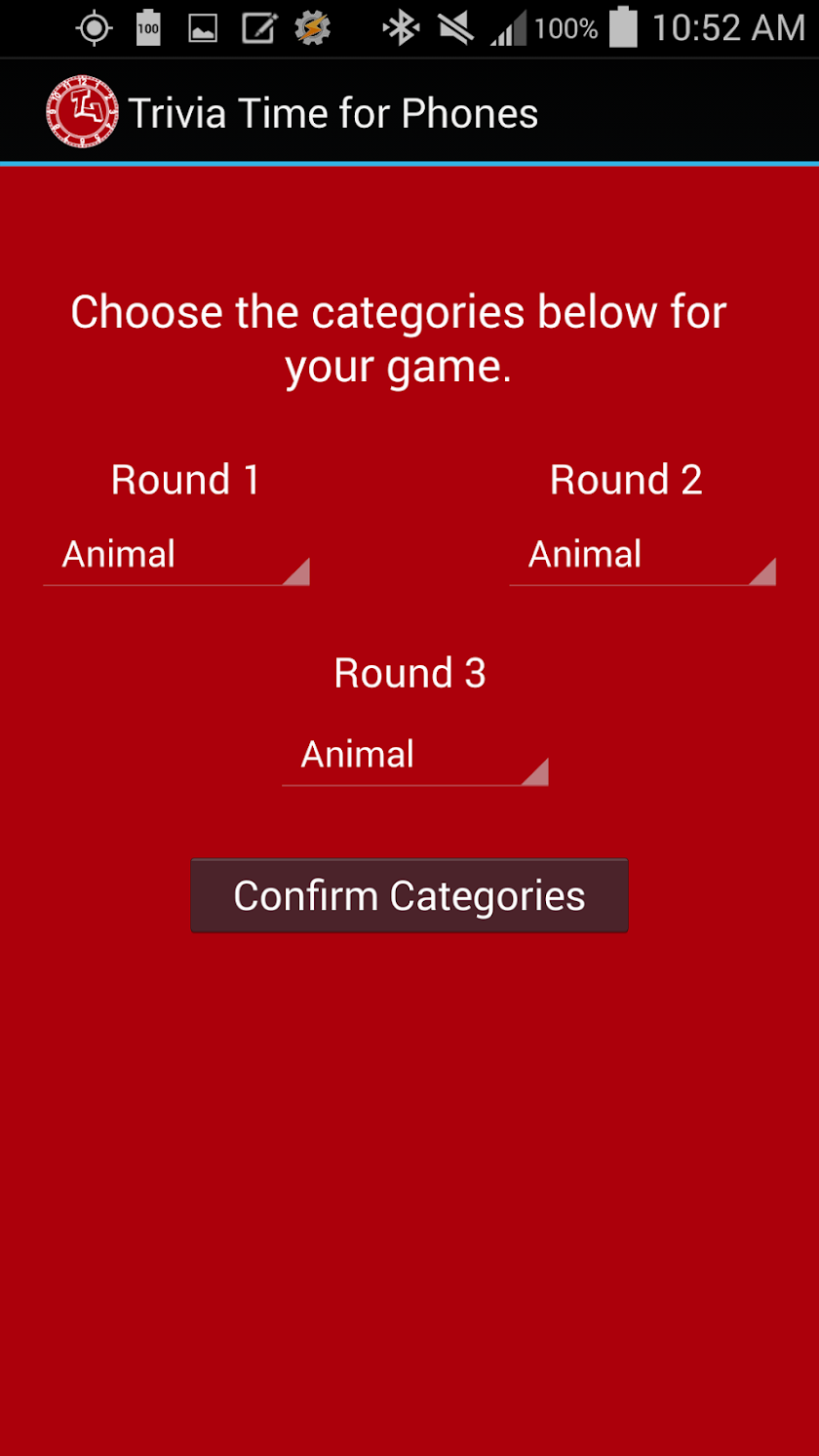 Trivia Time for Phones Screen 3