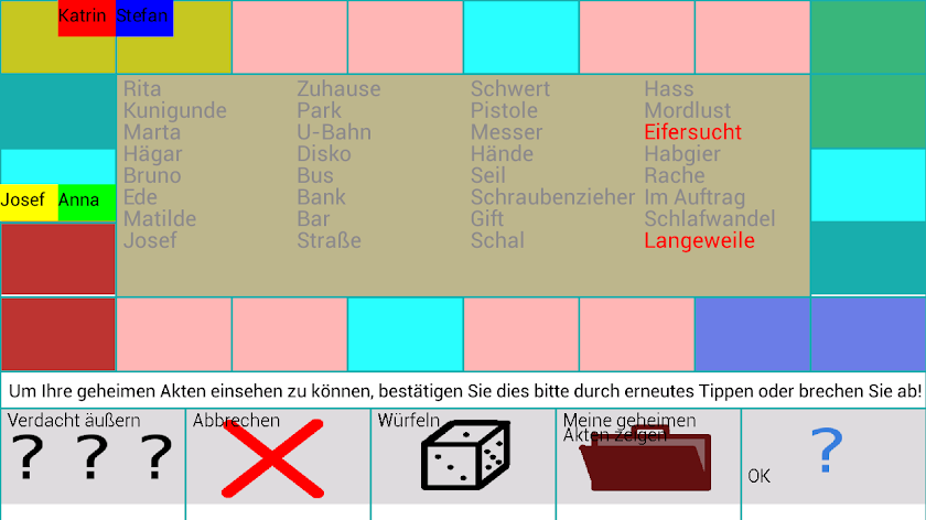 Mordsspiel - Find the clue! Screen 1