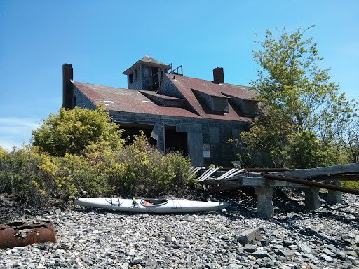 Historic Lifesaving Station on Wood Island
