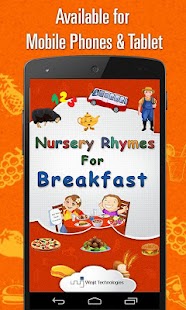 Android application Nursery Rhymes For Breakfast screenshot