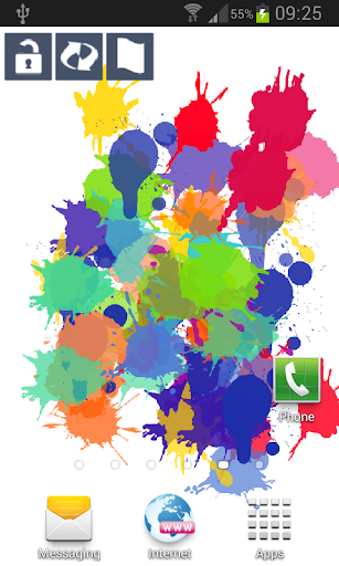 Splash Paint Live Wallpaper