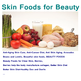 Skin Foods for Beauty