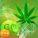 GO SMS Theme WEED GANJA logo