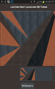 Next Launcher Leather 3D Theme - screenshot thumbnail