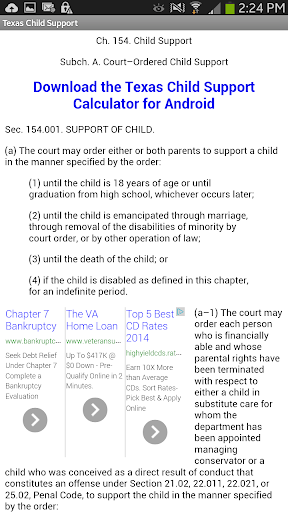 【免費書籍App】Texas Child Support-APP點子